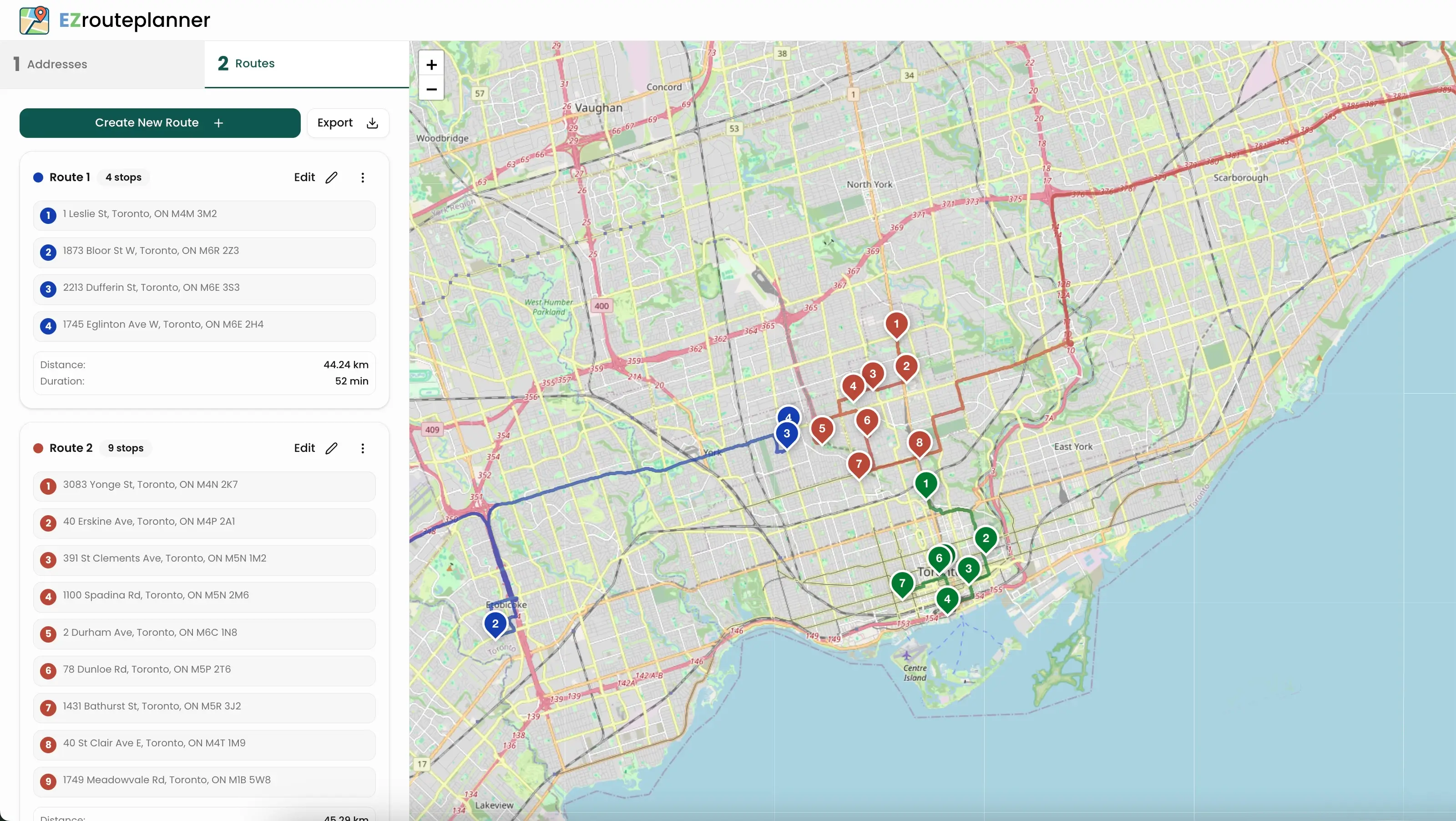 Route Planner Demo